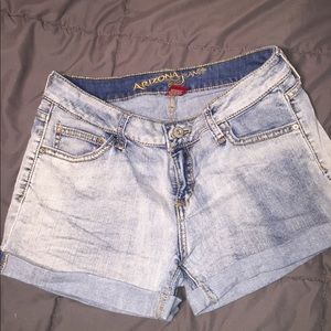 Jean shorts light wash